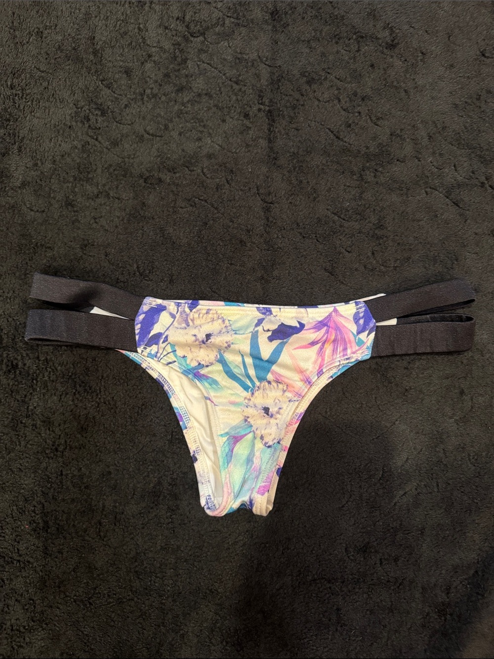 Floral Bikini Bottoms in Pastel Multi